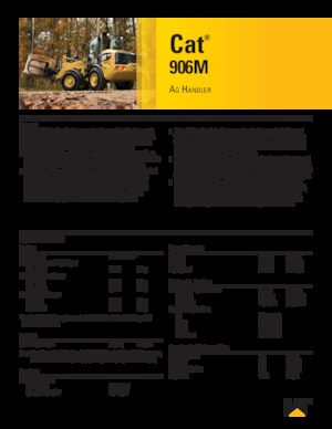 Utovarivači na kotačima Caterpillar 906M