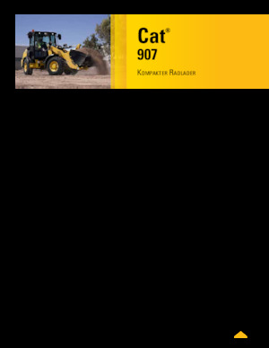 Utovarivači na kotačima Caterpillar 907