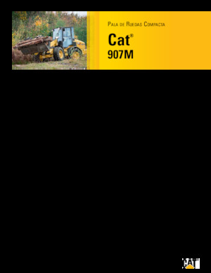 Utovarivači na kotačima Caterpillar 907M