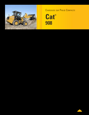Utovarivači na kotačima Caterpillar 908