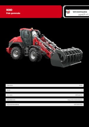 Utovarivači na kotačima Weidemann 9080