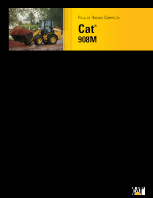 Utovarivači na kotačima Caterpillar 908M