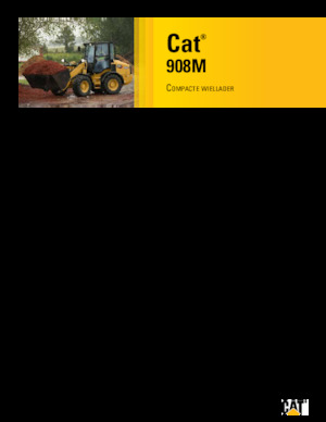 Utovarivači na kotačima Caterpillar 908M