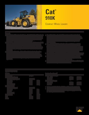 Utovarivači na kotačima Caterpillar 910K
