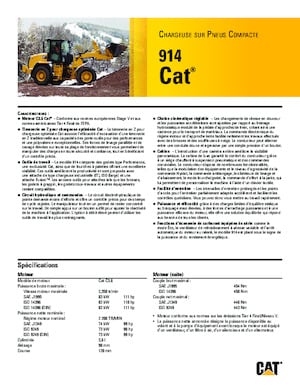 Utovarivači na kotačima Caterpillar 914