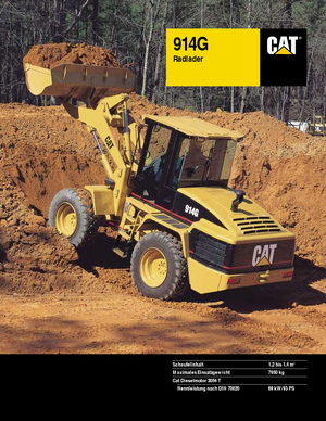 Utovarivači na kotačima Caterpillar 914 G