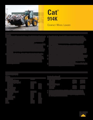Utovarivači na kotačima Caterpillar 914K
