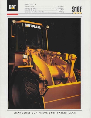 Utovarivači na kotačima Caterpillar 918F