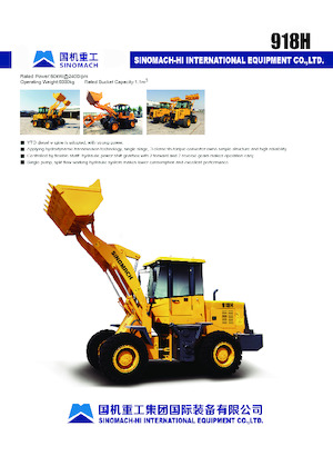 Utovarivači na kotačima Sinomach 918H