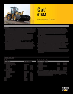 Utovarivači na kotačima Caterpillar 918M