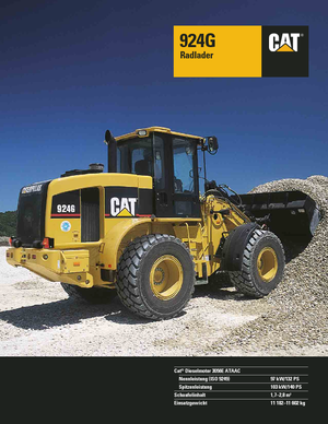 Utovarivači na kotačima Caterpillar 924 G HL