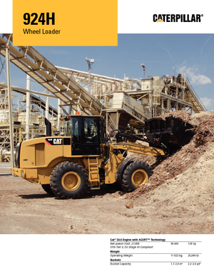 Utovarivači na kotačima Caterpillar 924H