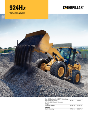 Utovarivači na kotačima Caterpillar 924Hz