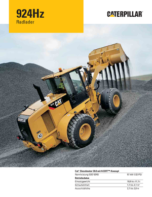 Utovarivači na kotačima Caterpillar 924Hz