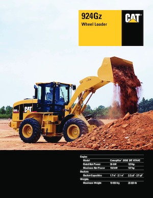 Utovarivači na kotačima Caterpillar 924GZ