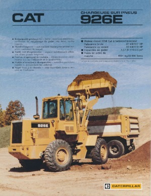 Utovarivači na kotačima Caterpillar 926E
