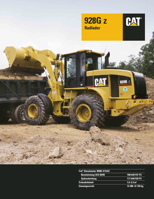 Utovarivači na kotačima Caterpillar 928 Gz