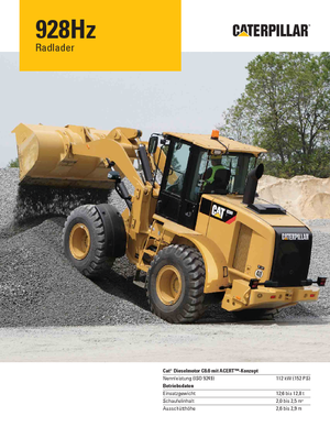 Utovarivači na kotačima Caterpillar 928Hz