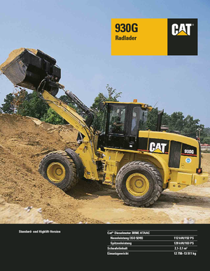 Utovarivači na kotačima Caterpillar 930 G