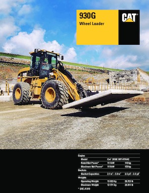 Utovarivači na kotačima Caterpillar 930G
