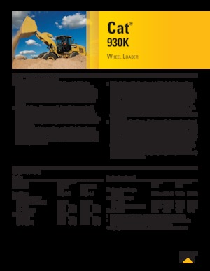 Utovarivači na kotačima Caterpillar 930K