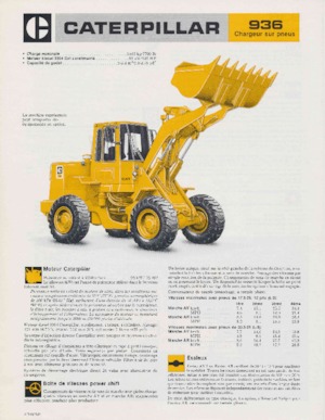 Utovarivači na kotačima Caterpillar 936