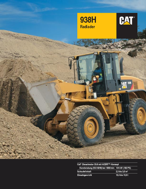Utovarivači na kotačima Caterpillar 938H