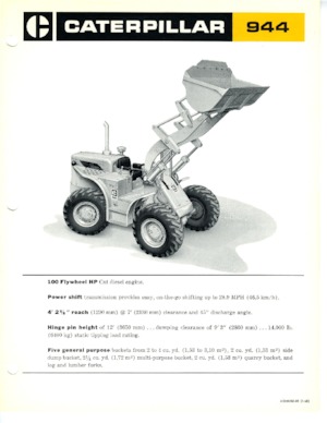 Utovarivači na kotačima Caterpillar 944