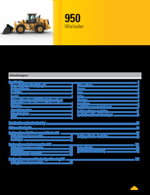 Utovarivači na kotačima Caterpillar 950