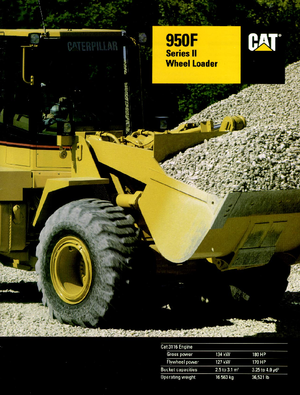 Utovarivači na kotačima Caterpillar 950 F II-StVZO