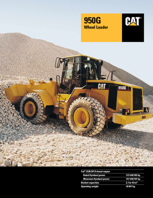 Utovarivači na kotačima Caterpillar 950 G