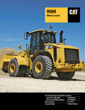 Utovarivači na kotačima Caterpillar 950H