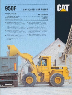 Utovarivači na kotačima Caterpillar 950F
