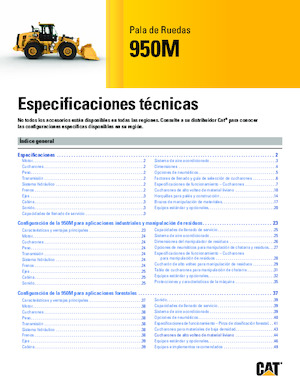 Utovarivači na kotačima Caterpillar 950M