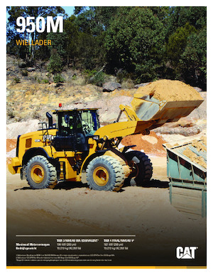 Utovarivači na kotačima Caterpillar 950M