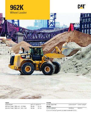 Utovarivači na kotačima Caterpillar 962K