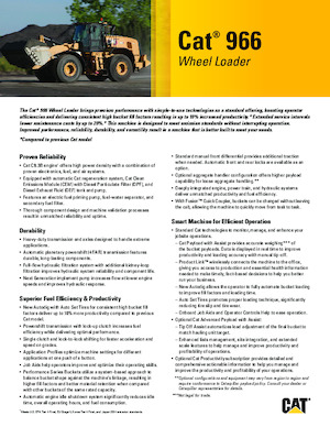 Utovarivači na kotačima Caterpillar 966