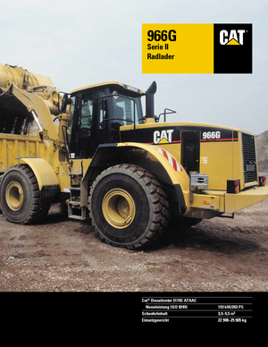 Utovarivači na kotačima Caterpillar 966 G II StVZO