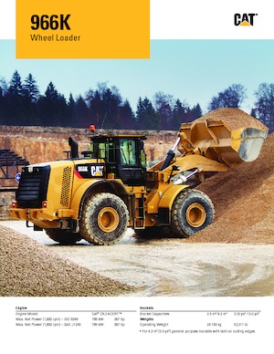Utovarivači na kotačima Caterpillar 966K