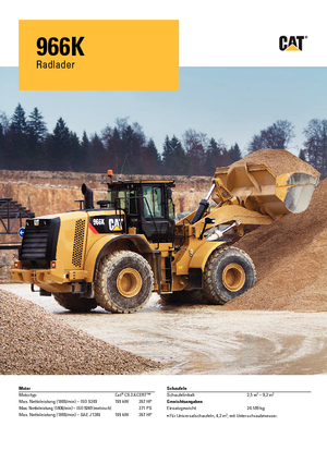 Utovarivači na kotačima Caterpillar 966K