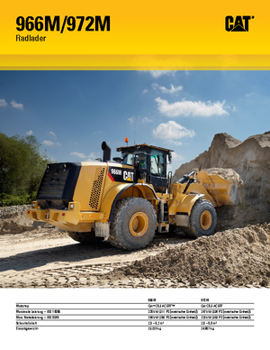 Utovarivači na kotačima Caterpillar 972M