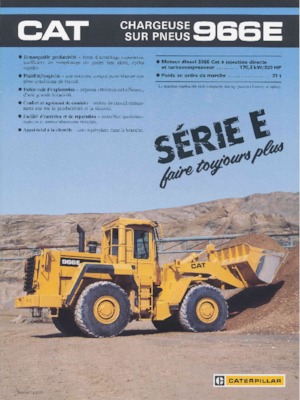 Utovarivači na kotačima Caterpillar 966E