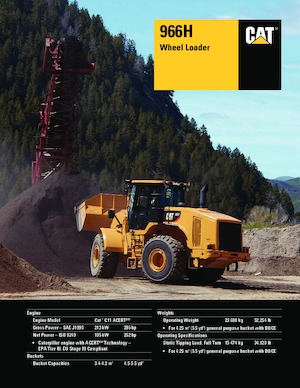 Utovarivači na kotačima Caterpillar 966H