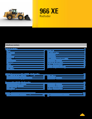 Utovarivači na kotačima Caterpillar 966XE