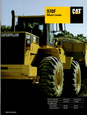 Utovarivači na kotačima Caterpillar 970 F-StVZO