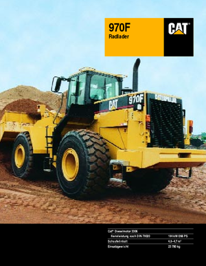 Utovarivači na kotačima Caterpillar 970 F-StVZO