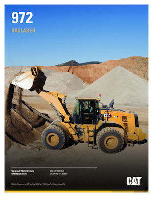 Utovarivači na kotačima Caterpillar 972