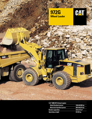 Utovarivači na kotačima Caterpillar 972 G