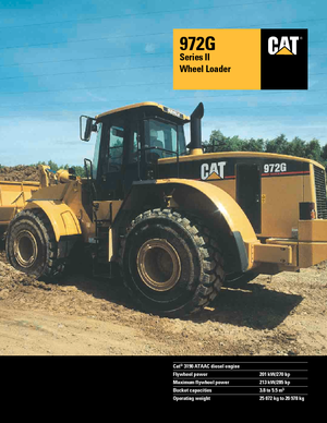 Utovarivači na kotačima Caterpillar 972 G II