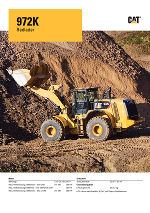 Utovarivači na kotačima Caterpillar 972K